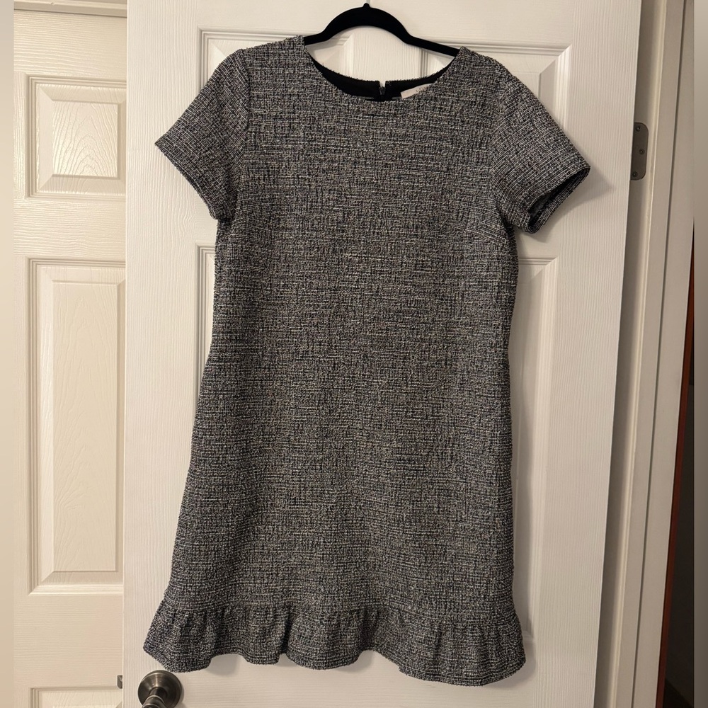 Loft Colorful Tweed Shift Dress
